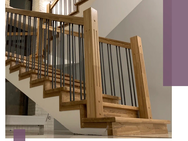 Реставрация деревянных и металлических лестниц в Кумертау
