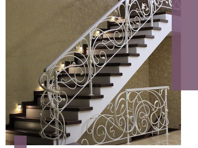 Кованые лестницы под ключ в Кумертау — изготовление и монтаж