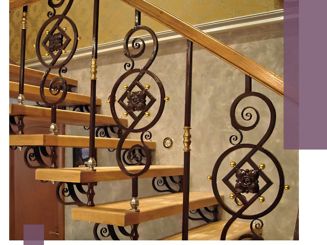 Изготовление кованых лестниц под ключ в Кумертау