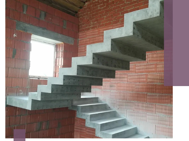 Бетонные лестницы под ключ в Кумертау: монтаж, демонтаж, ремонт