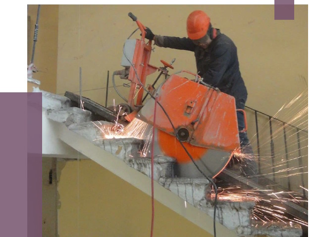 Демонтаж бетонных лестниц в Кумертау от 4594 руб. за м2 | ПРОЛЁТ-Кра