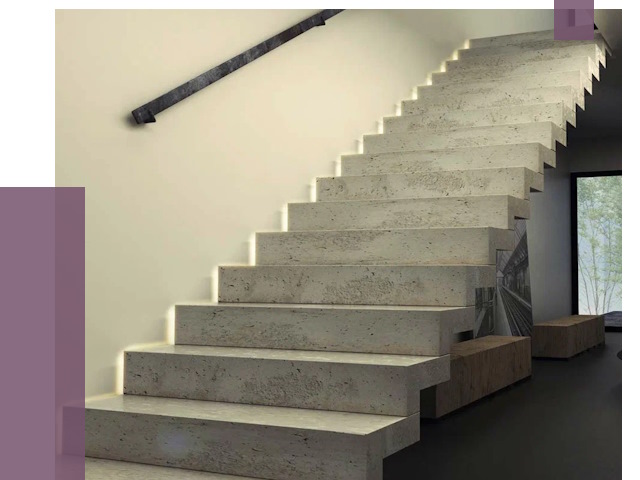 Облицовка бетонных лестниц в Кумертау от 4594 руб/м2 