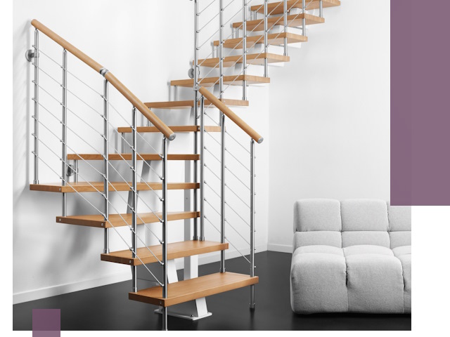 Модульные лестницы под ключ в Кумертау — монтаж и изготовление