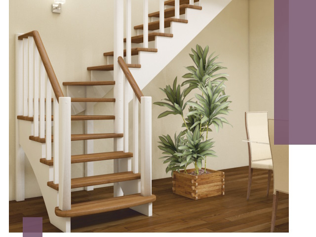 Г-образные лестницы под ключ в Кумертау — изготовление и монтаж