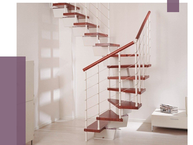 Изготовление лестниц на больцах в Кумертау от 9699 руб. | ПРОЛЁТ-Кра