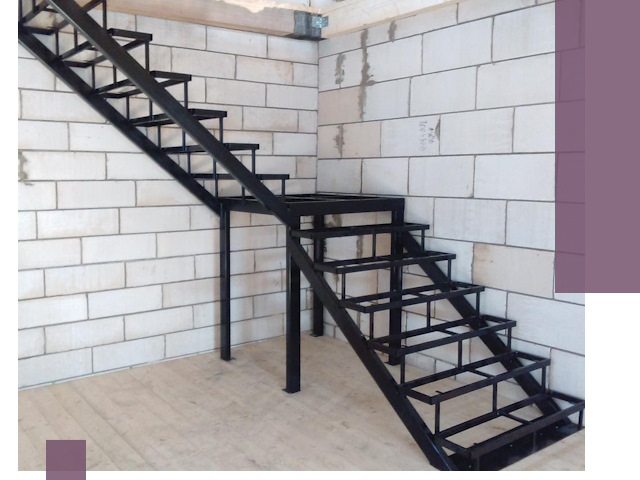 Лестницы на металлокаркасе под ключ в Кумертау — изготовление и монтаж