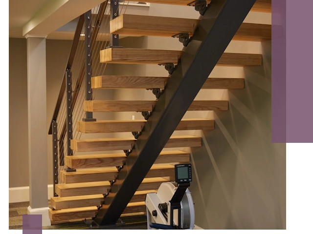 Лестницы на монокосоурах под ключ в Кумертау - изготовление и монтаж