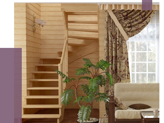 Лестницы для дачи в Кумертау от 75802 руб.  | ПРОЛЁТ-Кра