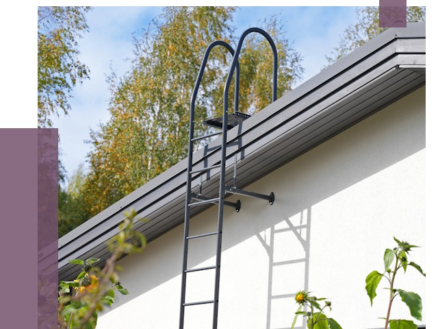 Лестницы на крышу в Кумертау от 19091 руб. — монтаж и монтаж ПРОЛЁТ-Кра