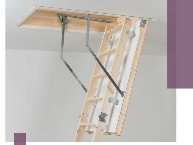 Установка чердачной лестницы под ключ в Кумертау