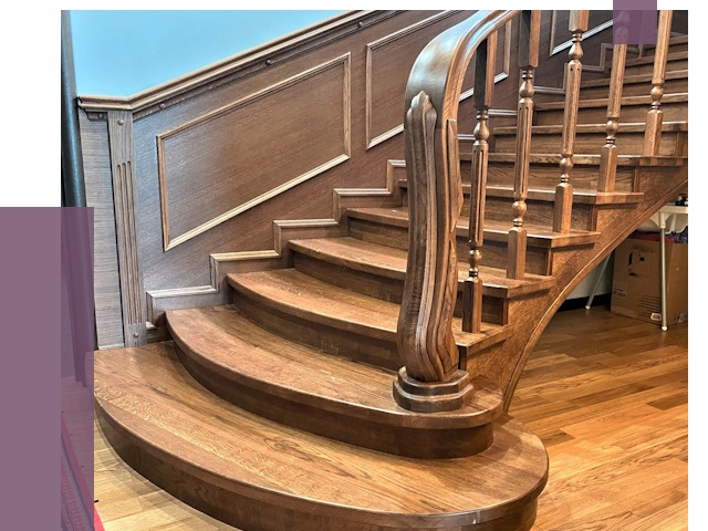 Дубовые лестницы под ключ в Кумертау от 176105 руб. — ПРОЛЁТ-Кра