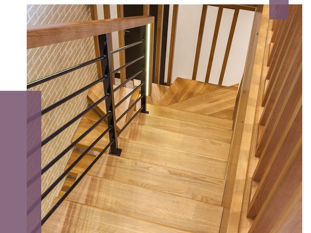 Лестницы из ясеня в Кумертау под ключ от 10005 руб. 