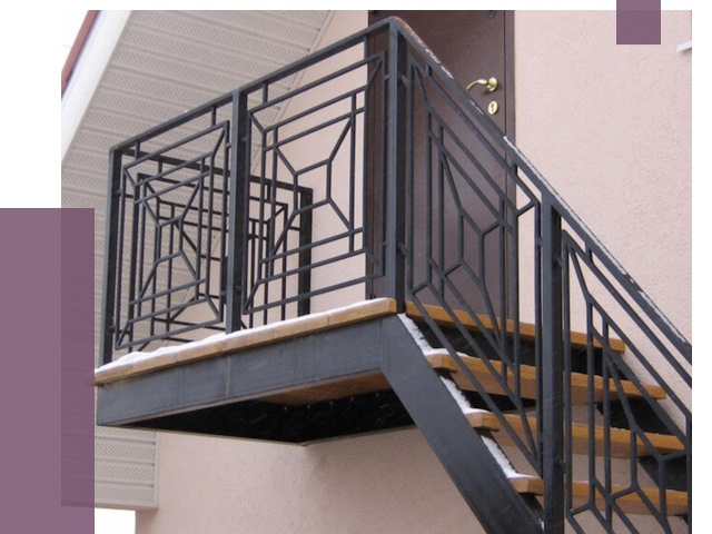 Металлические перила в Кумертау от 4288 руб.  | ПРОЛЁТ-Кра