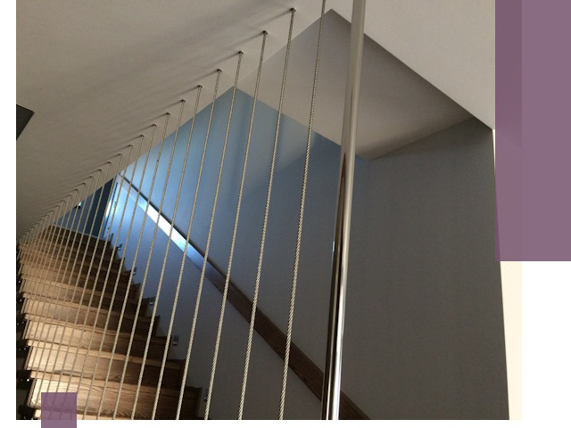 Тросовые перила под ключ в Кумертау — производство и монтаж