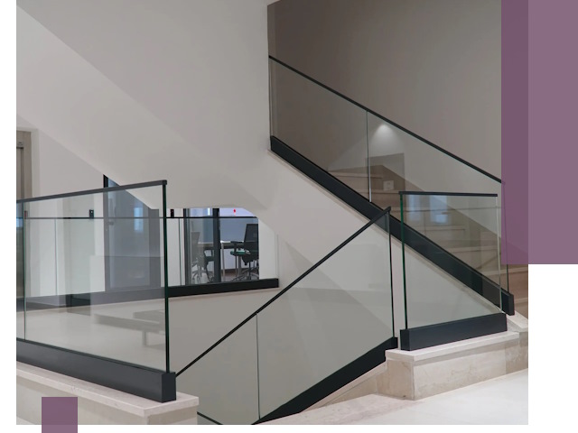 Стеклянные перила премиум-класса с установкой в Кумертау