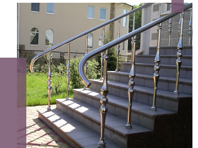 Перила для крыльца в Кумертау от 10719 руб. — монтаж ПРОЛЁТ-Кра