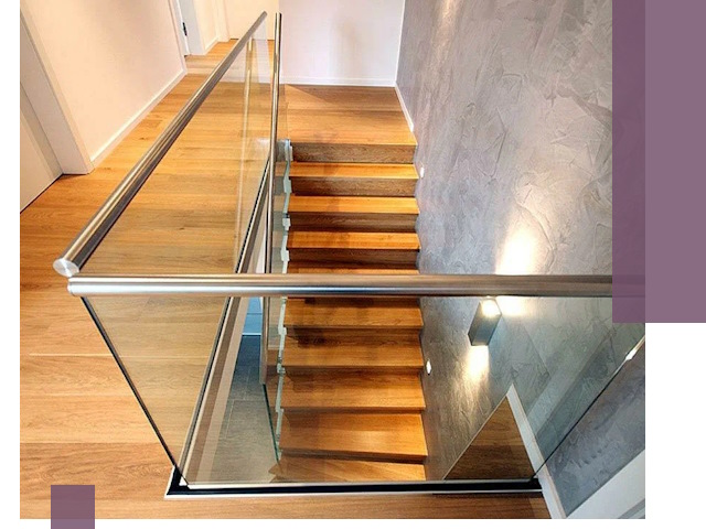 Перила для лестницы в доме — изготовление и монтаж в Кумертау