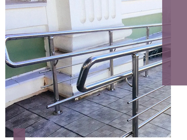 Ограждения пандусов из металла и нержавейки в Кумертау