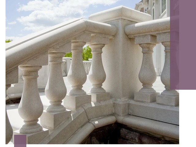 Балюстрады из металла и камня под ключ в Кумертау