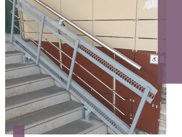 Изготовление откидных пандусов под ключ в Кумертау