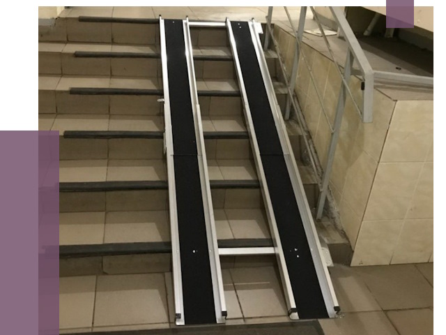 Установка пандуса в подъезд в Кумертау от 7963 руб. под ключ | ПРОЛЁТ-Кра