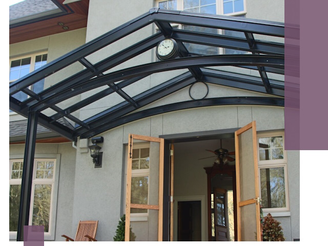 Изготовление и монтаж навесов и козырьков в Кумертау