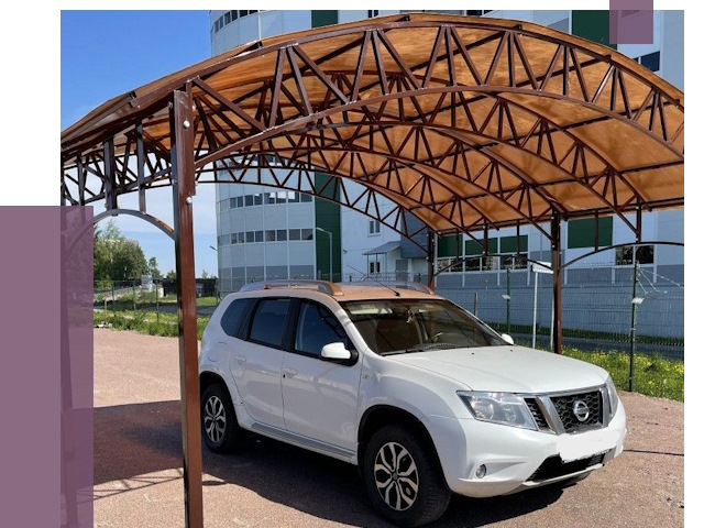 Недорогие навесы в Кумертау от 42878 руб. | ПРОЛЁТ-Кра