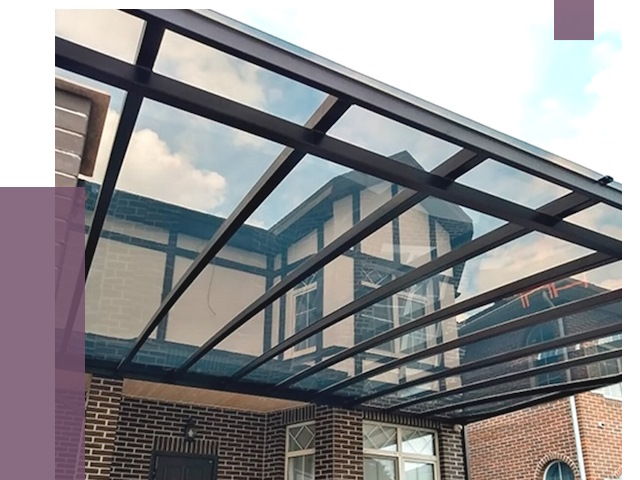 Навесы из поликарбоната в Кумертау от 8596 руб. под ключ — ПРОЛЁТ-Кра