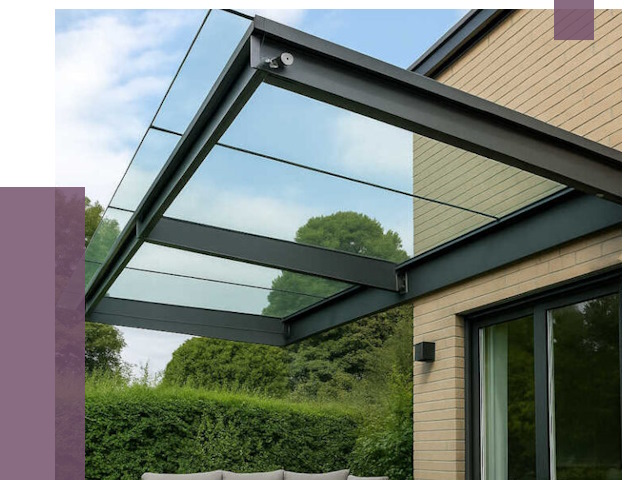 Стеклянные навесы и козырьки в Кумертау от 12251 руб.