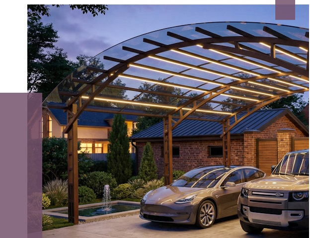 Металлические навесы в Кумертау от 12659 руб. под ключ — ПРОЛЁТ-Кра