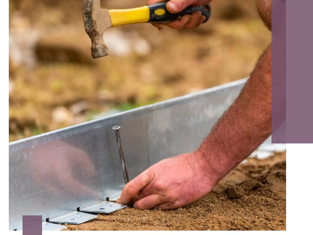 Монтаж металлических бордюров в Кумертау быстро и качественно