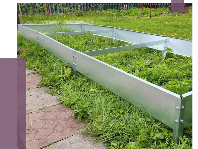 Металлические бордюры для грядок в Кумертау от 1787 руб. 