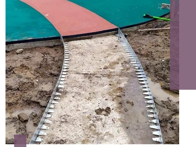 Металлические бордюры для дорожек в Кумертау — монтаж и изготовление