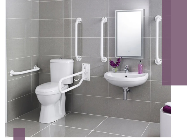 Поручни для санузлов в Кумертау: установка, ремонт и монтаж