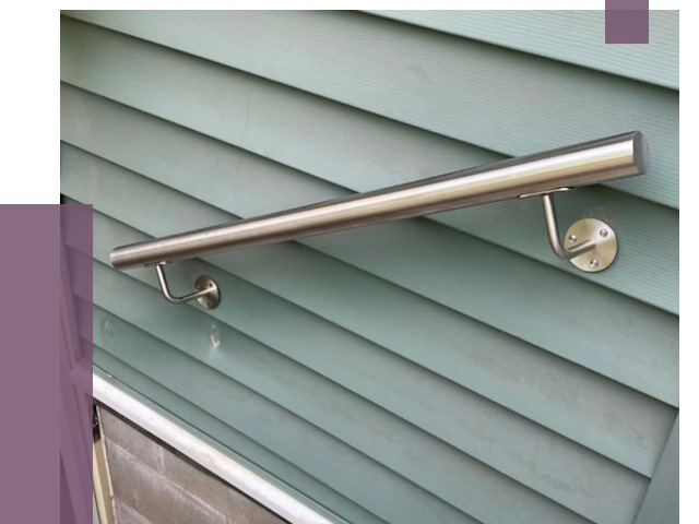 Поручни из нержавеющей стали в Кумертау от 7657 руб.  | ПРОЛЁТ-Кра